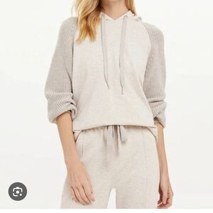 Splendid Shea Mix Sweater Hoodie